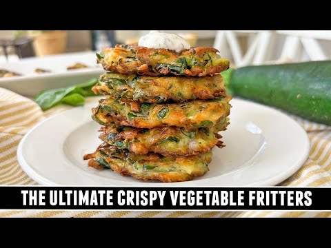 CRISPY Vegetable Fritters | Seriously GOOD and Easy to Make