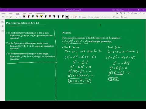 Pearson Precalculus Section 1.2.85