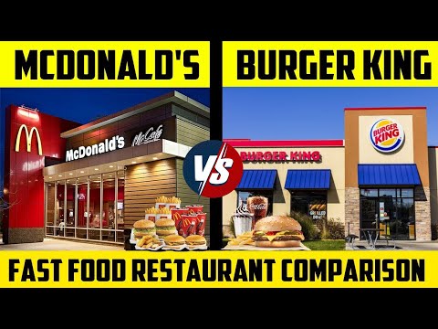 McDonald's VS Burger King | Fast Food Restaurant Comparison | Which is best in India?