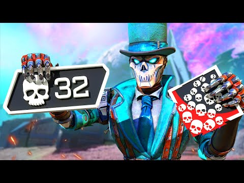 REVENANT 32 KILLS & 7900 DAMAGE IN ONE GAME (Apex Legends Gameplay)