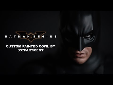 Custom Batman Begins Cowl Painted by 357partment