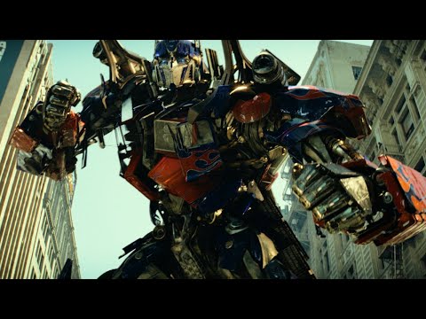 옵티머스 프라임 vs 메가트론 도시 싸움 장면 | 트랜스포머 (Transformers, 2007)  [4K]