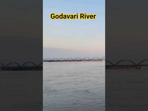 Godavari River Bridge at Rajahmundry #indianrailways #train #shorts