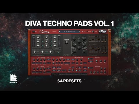 Diva Techno Pads Vol. 1 (64 Presets) Techno, Cinematic, Trance, Melodic | Revealed