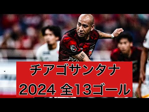 【ゴール集】チアゴサンタナ（浦和レッズ）　2024公式戦全13ゴール