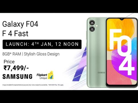 Samsung Galaxy F04 - Unboxing, Official India Launch | Samsung F04 Specifications & Price in India