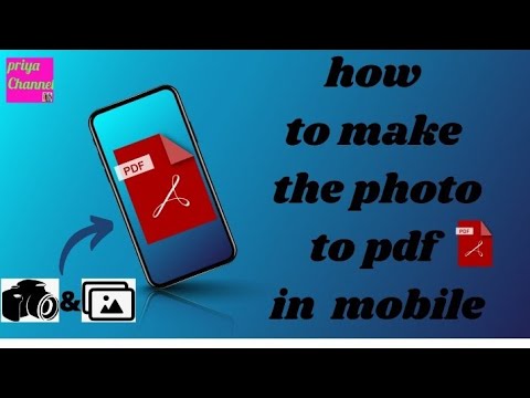 How to make pdf..in mobile📲/priya wow channel