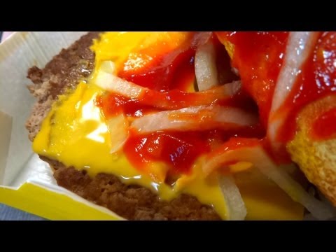 【McDonald's】クォーターパウンダー・チーズ￥360 Quarter Pounder cheese