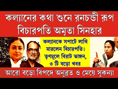 Big news: রনচন্ডী রূপ বিচারপতি অমৃতা সিনহার রাজ্য সরকার কী শুধু চুরি করতে গদিতে বসেছে না সেবা করতে ?