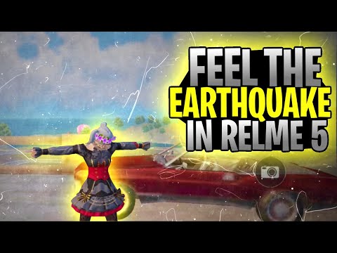 FEEL THE EARTHQUAKE IN REALME 5⚡Ya hasin vadiya x cradled BGMi Montage⚡ft-realme 5⚡5finger claw+gyro