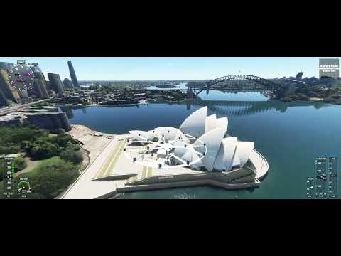 Microsoft Flight Simulator 2020 fly over Sydney [ver 1.22.2.0 WORLD UPDATE VII/Ultra Graphic/4K]