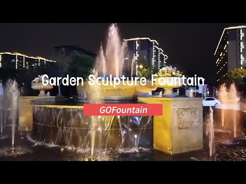 GOFountain: Sculpture Fountain for Home Garden, Park, Square