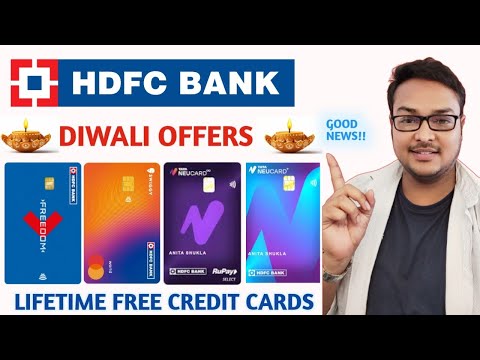 BIG GOOD NEWS: HDFC Credit Cards LIFETIME FREE For ALL ( Festive Season Offers ) | Apply Now