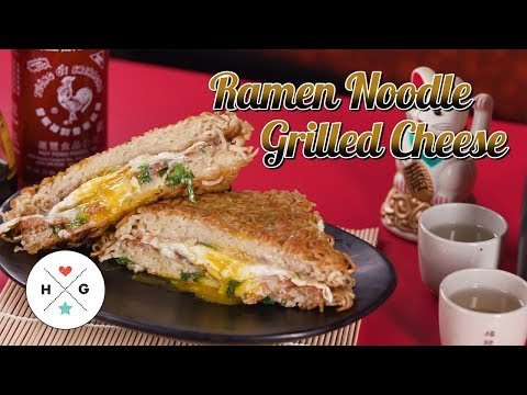 Ramen Noodle Grilled Cheese | HG Food | HelloGiggles