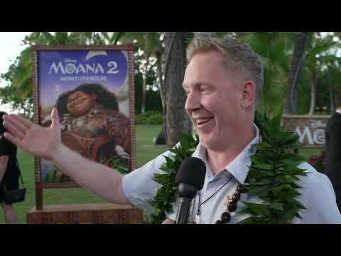 Moana 2 Hawaii World Premiere - itw Jared Bush (Official video)