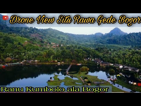 Drone View Situ Rawa gede Bogor