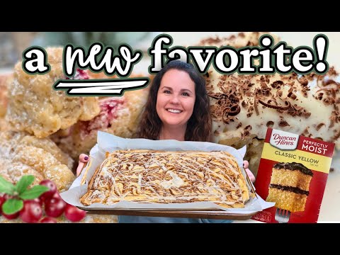 3 QUICK & EASY Box cake mix recipes | EASY Holiday DESSERTS