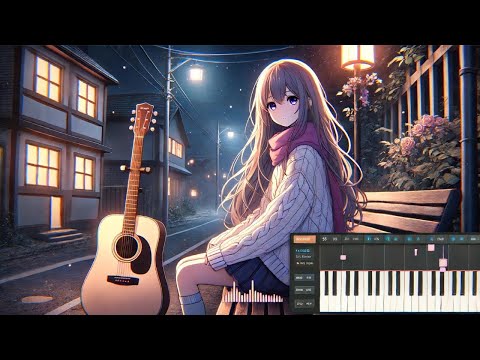 Perfect Lofi Song for Sleep | Slow & Reverb | Anime-Style Beautiful Girl | Relaxing Lofi Music