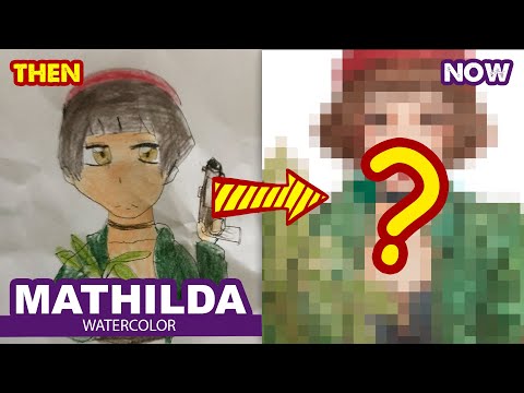 Drawing Mathilda - Léon: The Professional | Then and Now | Huta Chan