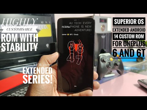 android 14 stable custom rom OnePlus 6 and 6t new superior os extended with amazing customizations!