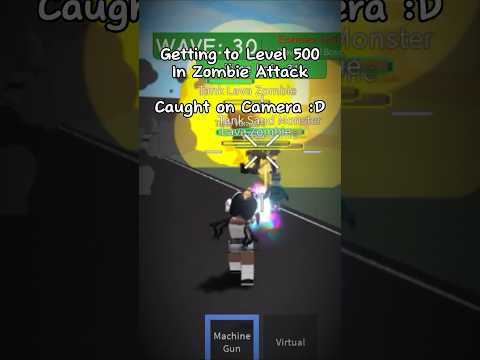 ZOMBIE ATTACK LVL 500 CAUGHT ON CAMERA