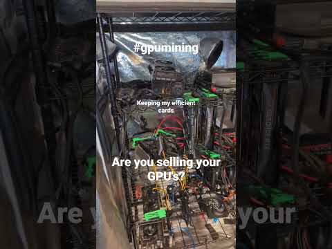 Are your mining rigs still off? Have you sold any GPU's ? #shorts #gpumining #crypto #cryptomining