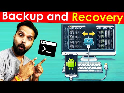 Backup & Restore Android Files with CMD🛡️📱