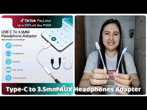 Unboxing Type-C to 3.5mm AUX Headphones Adapter