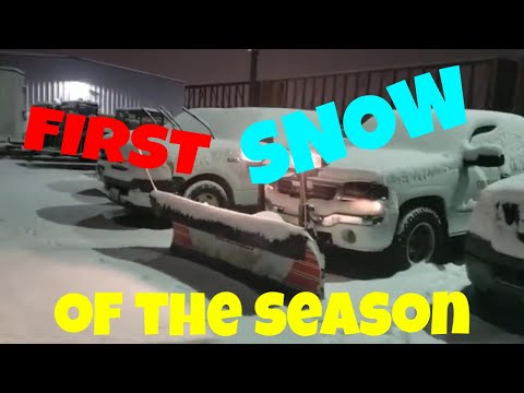 First Commercial Snow removal of the Season