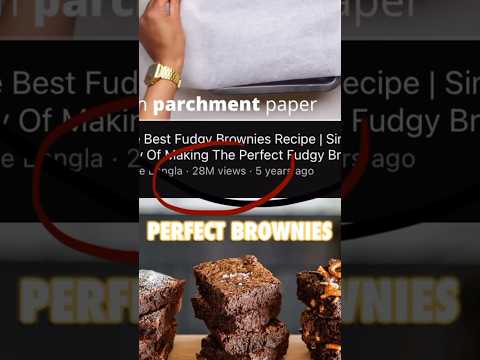 Best brownie recipe on YouTube? 🤔🤔