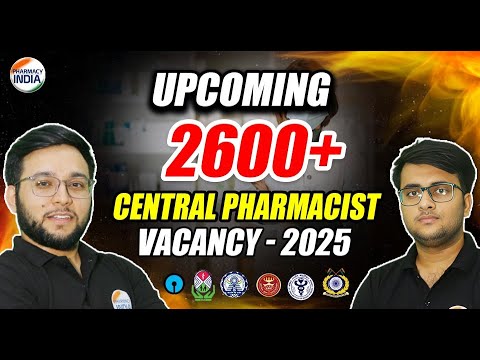 🛑Upcoming 2600+ Central Pharmacist Vacancy | Official Gazette Pass | Check Details #pharmacist