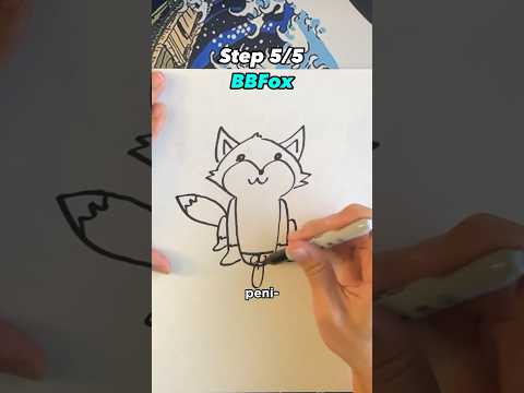 How to Draw a Fox 🦊 #comedy #drawingtutorial #fox #funny