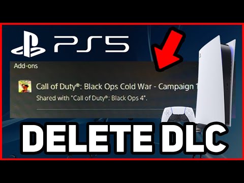 PS5 HOW TO DELETE DLC EASY NEW!