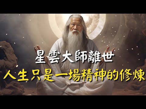 星雲大師離世，人生只是一場精神的修煉 #禪能量