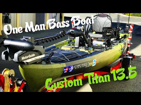 ONE MAN BASS BOAT: Custom Native Titan 13.5