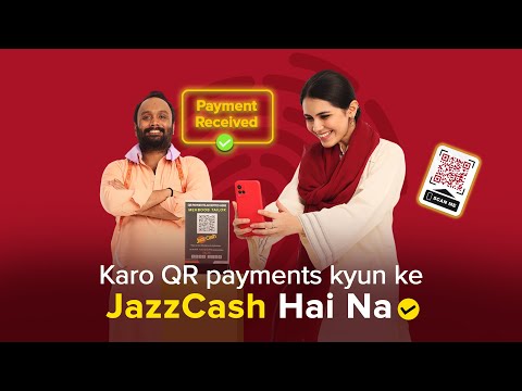 QR Payments ke liye JazzCash Hai Na!