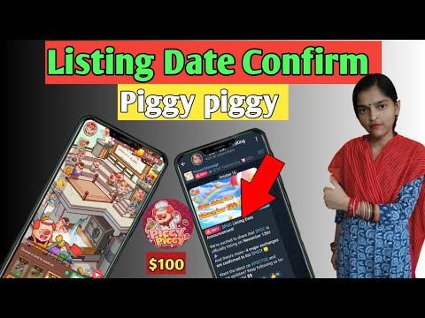 Piggy piggy listing date confirm🥳 | How to earn $PGC in piggy piggy | Piggy piggy new update |