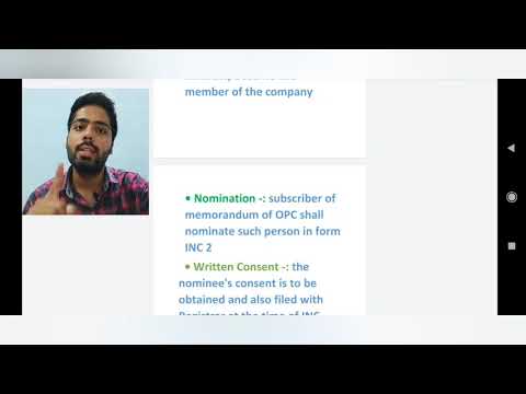 Incorporation Of Companies 2nd Lecture { For CA/CS/CMA Inter and Foundation Level }