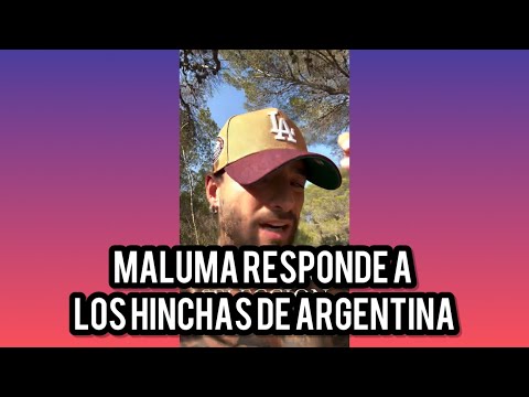 MALUMA RESPONDE A LA HINCHADA DE ARGENTINA 😳 #copaamerica