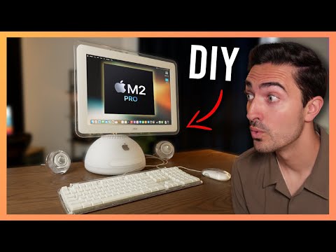 INSANELY cool DIY vintage iMac restomod!