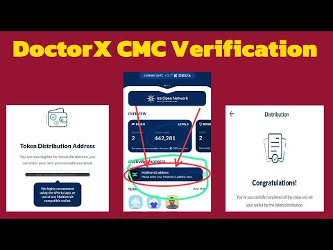 DoctorX CMC Verification: How to link wallet address