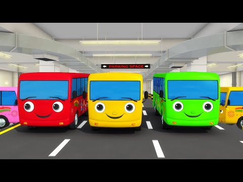 10 Little Buses: Learning Numbers the Fun Way | Fun Baby Songs | Classic Baby Songs