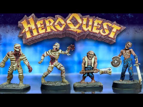 Speed painting HeroQuest: Mummies and Zombies