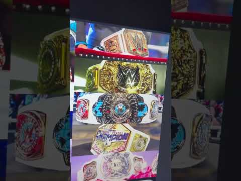 Every Active Title On The Main Roster In WWE #shorts