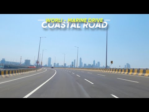 MUMBAI COASTAL ROAD Exclusive Drive - 4K