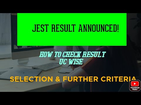 HOW TO CHECK JEST RESULT/ JEST RESULT ANNOUNCED