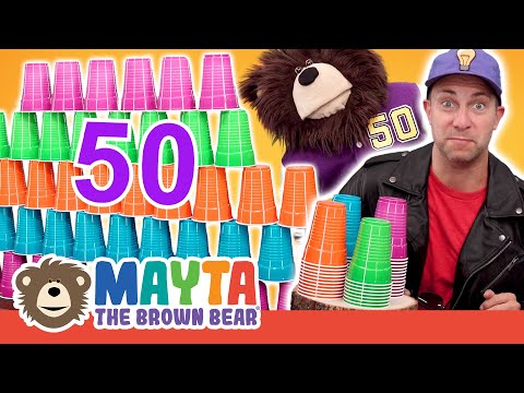 50 Days of School | Count to 50 | Kindergarten Learning Videos