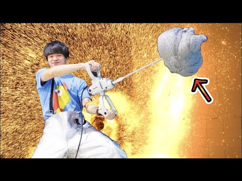 Will Steel Wool EXPLODE if we spin it fast enough!??【Experiment】