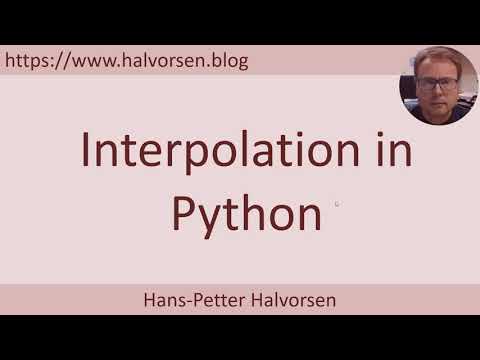 Interpolation in Python