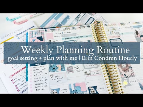 Weekly Planning Routine | Goal Setting + Functional PLAN WITH ME | Getting ready for vacation!